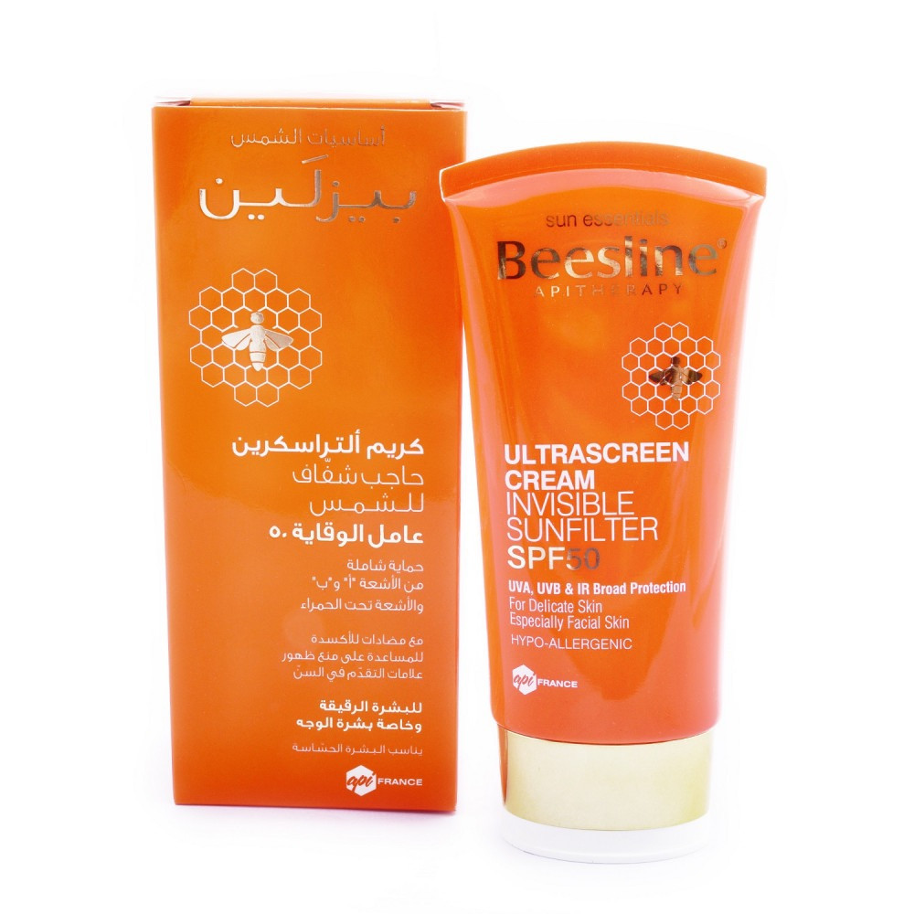 بزلين واقي شمس spf50 شفاف beesline