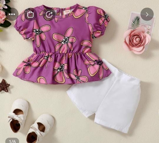 طقم قطعتين بناتي